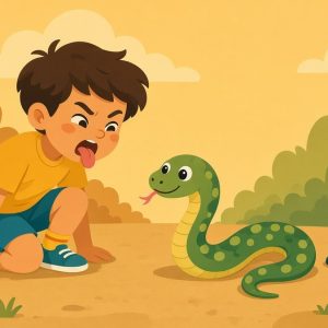 Ребёнок шипит как змейка, рядом насос